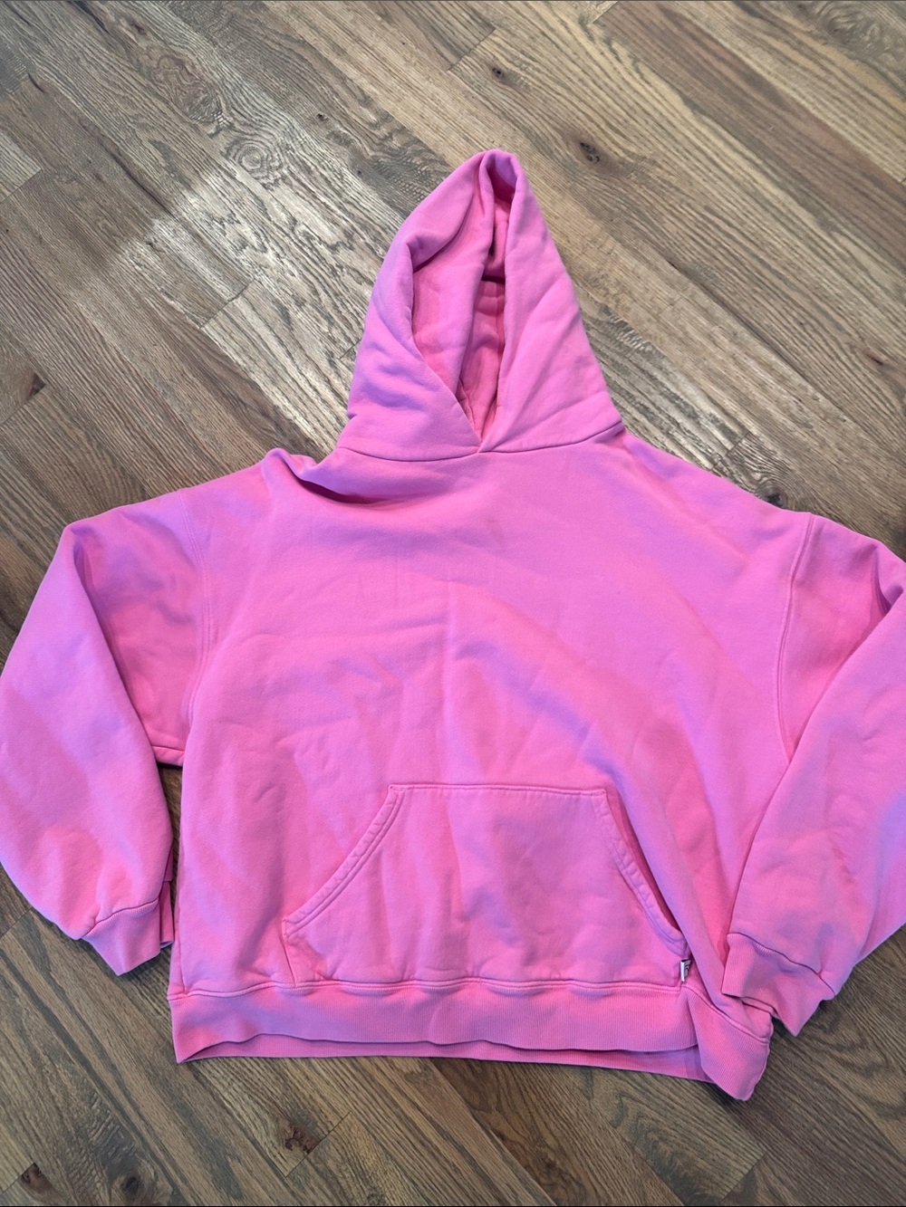 Unbranded Pink Hooded Pullover Sweatshirt
